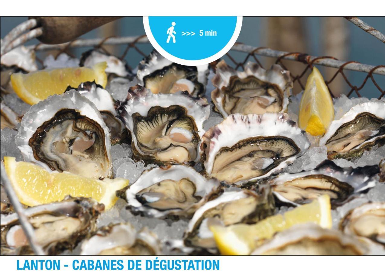 Appt Lanton Plage - Port 6 Voyageurs 외부 사진