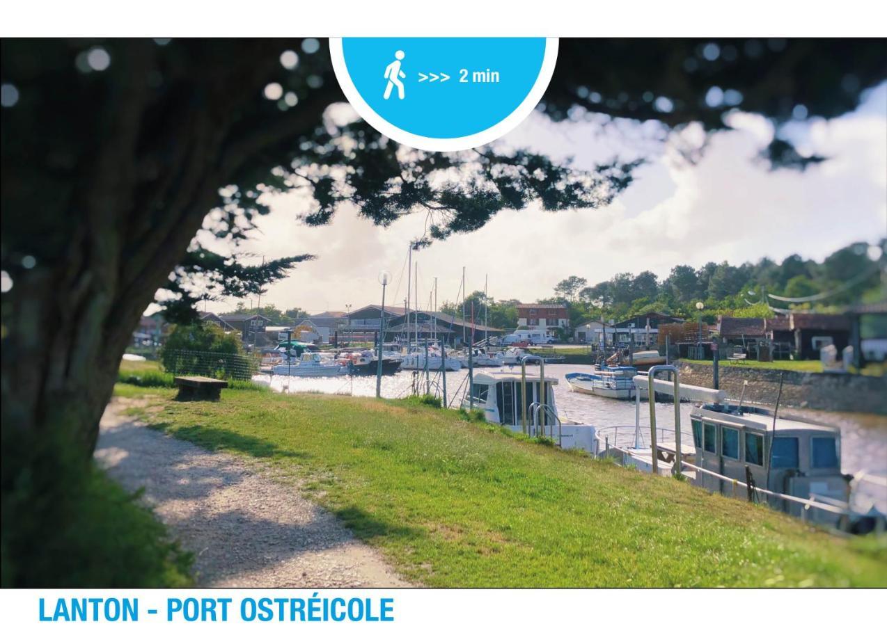 Appt Lanton Plage - Port 6 Voyageurs 외부 사진